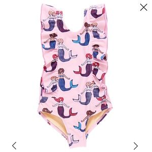 Pink Chicken mermaid swimsuit